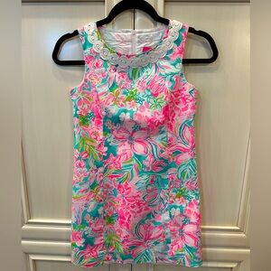 EUC Lilly Pulitzer Girls Mila Mini Shift Dress, size 10